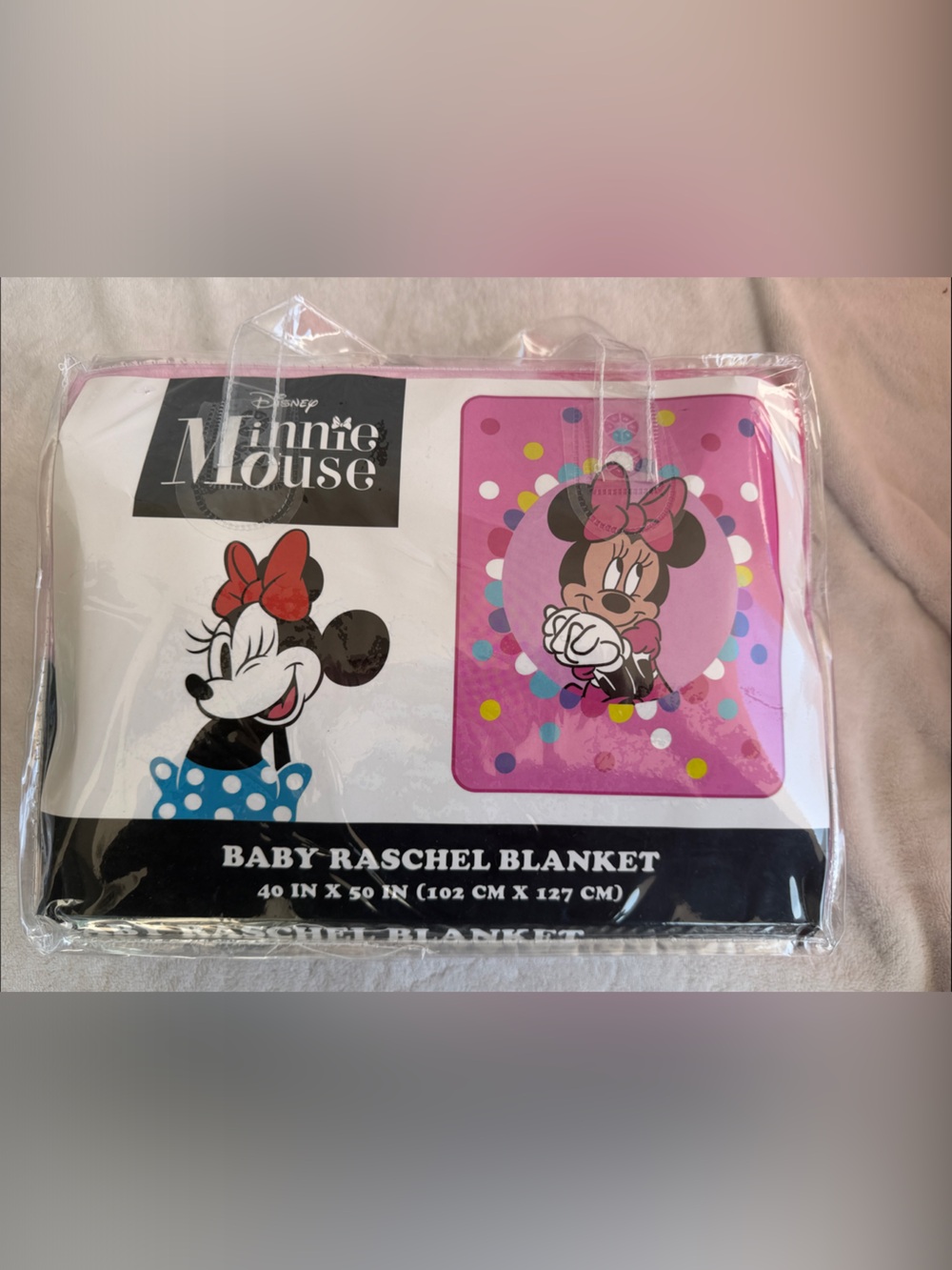 Disney Minnie Mouse Baby Blanket - Pink
